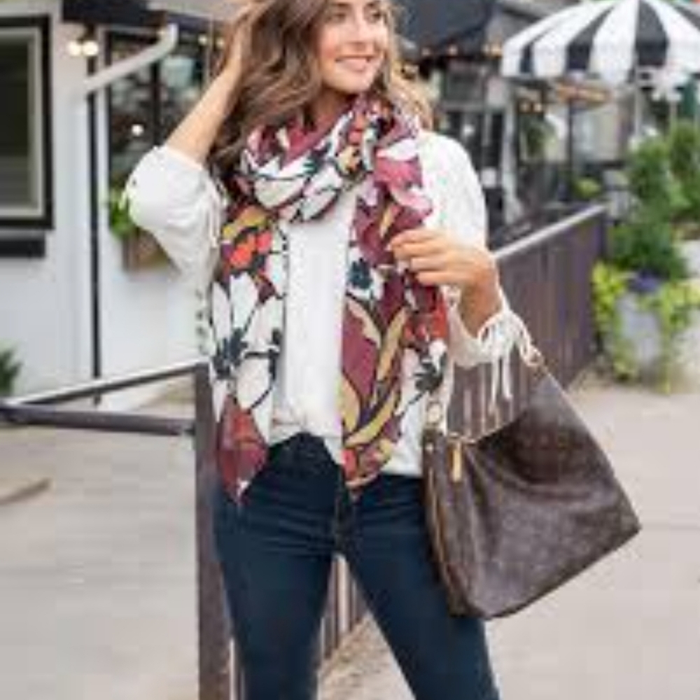 Grace & Lace Floral Scarf